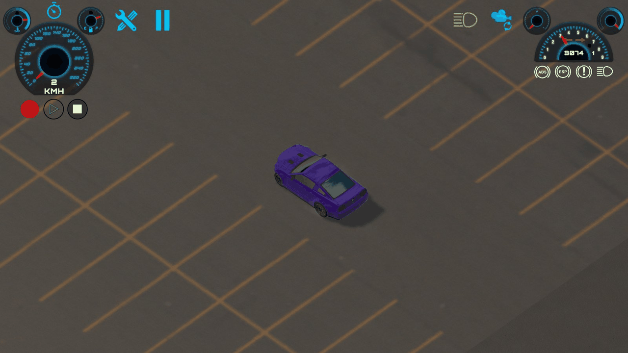 TOP: the angled overhead view, orthographic by default.