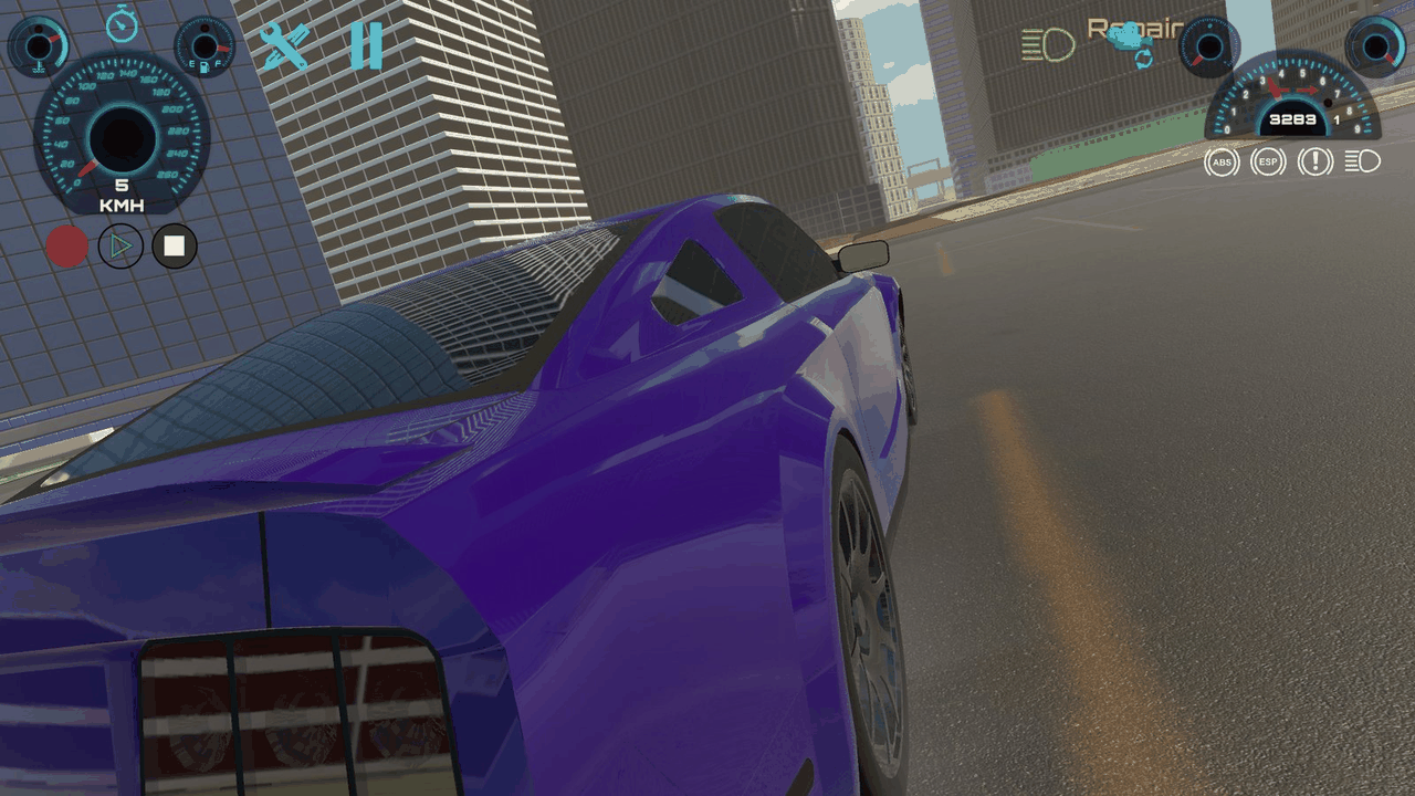WHEEL: a low view from the vehicle's RCC_WheelCamera mount.