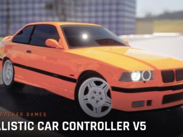 Realistic Car Controller V5 Realistic Car Controller V5 - Unity asset cover artwork