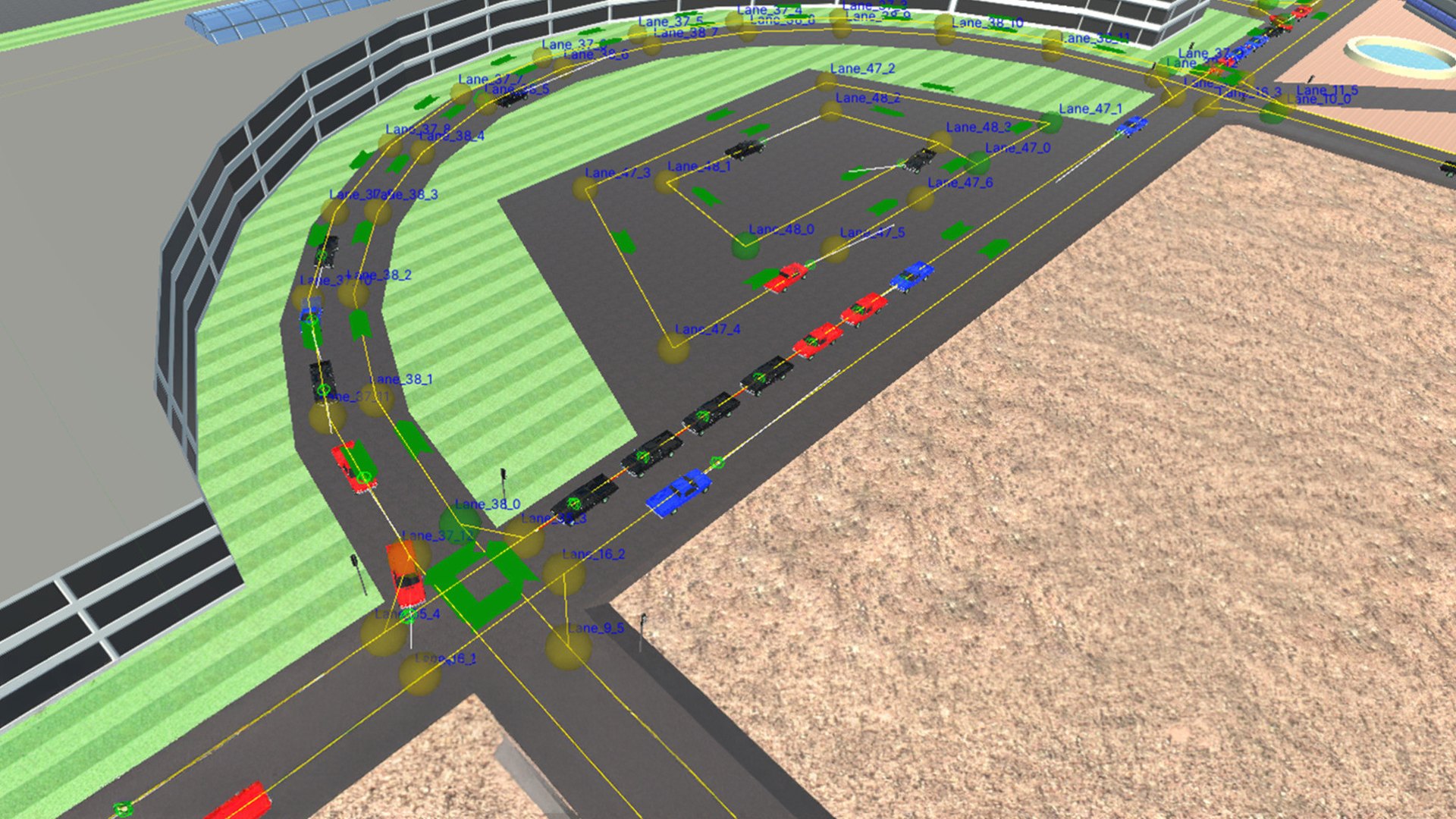 Realistic Traffic Controller